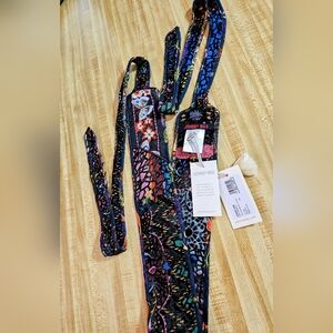 JOHNNY WAS Catherine Belt Navah Soundbath NWT OS Velvet Embroidered Floral Boho